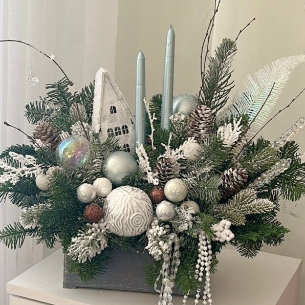 Новогодняя композиция (НГ3) из Новый год - Интернет магазин цветов ЭДЕМ в Хабаровске