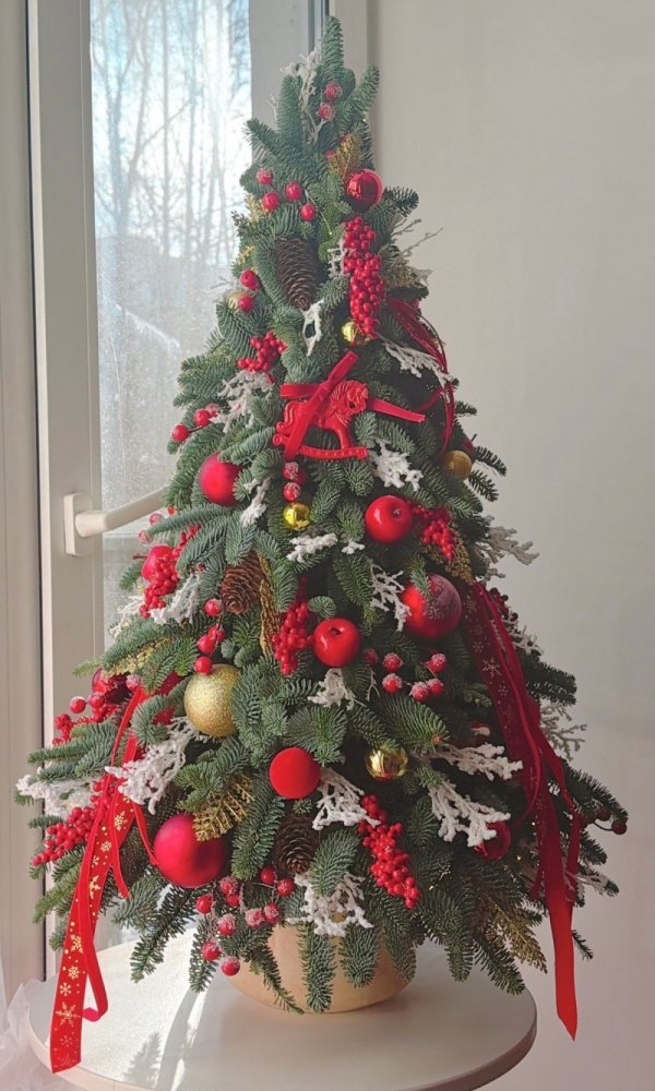 Новогодняя композиция (Нг04) из Новый год - Интернет магазин цветов ЭДЕМ в Хабаровске